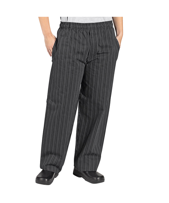 Quần bếp unisex Uncommon Chef 4003 sọc thổ dân đen/trắng size 2XL