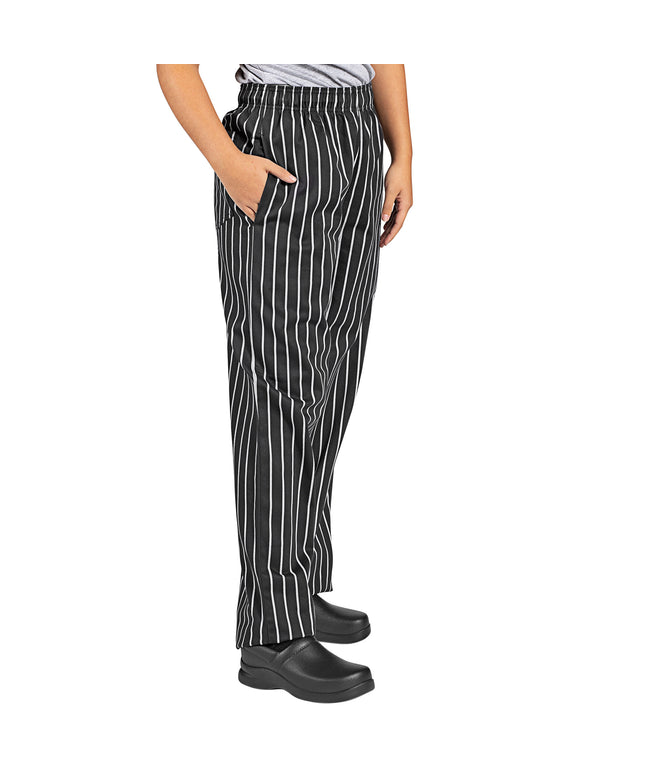 Quần bếp cổ điển unisex Uncommon Chef 4005C sọc phấn tùy chỉnh - cỡ M