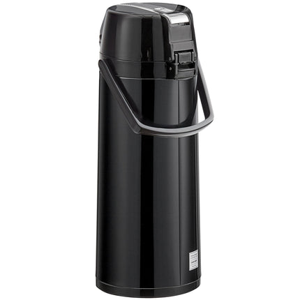 Bình ủ cà phê inox lót thủy tinh Choice 2,5 lít màu đen cần gạt