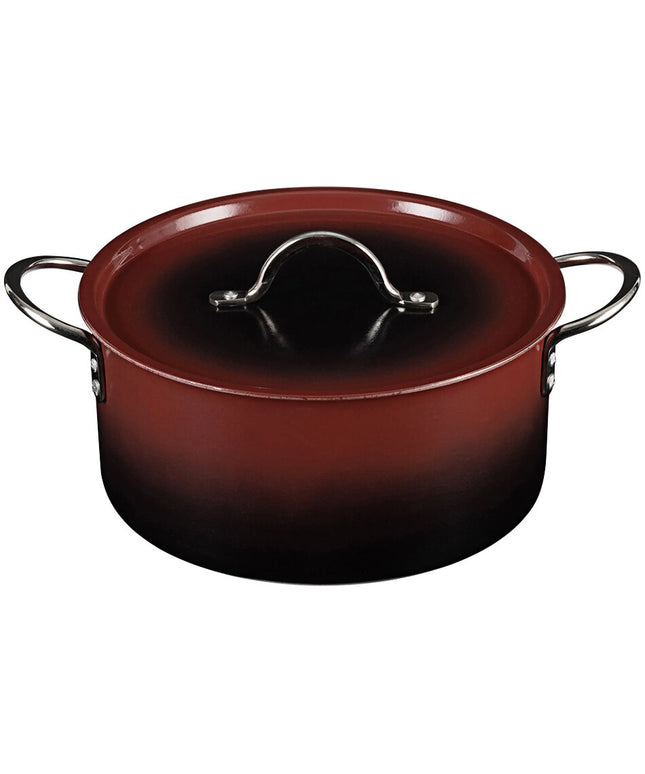 Nồi nấu sốt inox Bon Chef Country French X 5,4 lít ombre Merlot kèm nắp - 73303-OM-M
