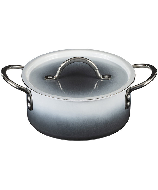 Nồi nấu sốt inox Bon Chef Country French X 2,2 lít ombre xám Shadow kèm nắp - 73300-OM-S