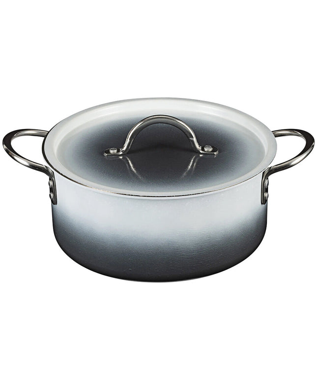 Nồi nấu sốt inox Bon Chef Country French X 4,1 lít ombre xám Shadow kèm nắp - 73302-OM-S