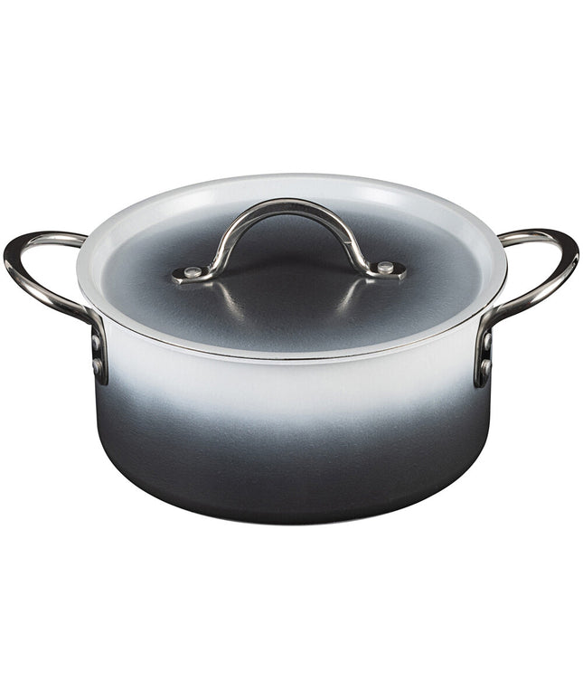 Nồi nấu sốt inox Bon Chef Country French X 3,1 lít ombre xám Shadow kèm nắp - 73301-OM-S