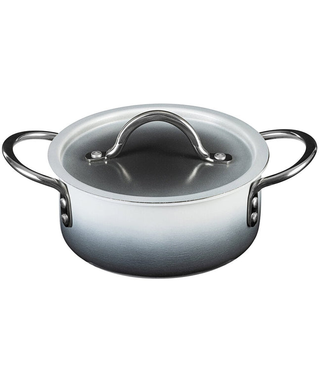 Nồi nấu sốt inox Bon Chef Country French X 1,6 lít ombre xám Shadow kèm nắp - 73299-OM-S