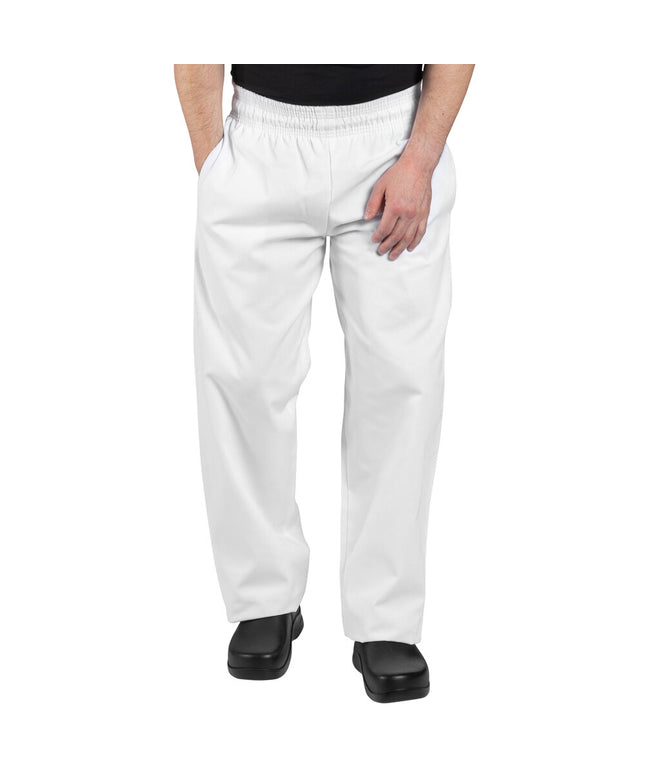 Quần bếp Uncommon Chef 4000 unisex trắng tùy chỉnh quần bếp cổ điển - XL