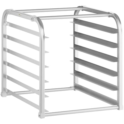 Xe giá đựng khay nướng 6 khay Regency nhôm nạp đầu - Chưa lắp ráp