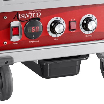 Thiết bị làm bánh Avantco HPI-1836DC cỡ đầy đủ cách nhiệt có sưởi tủ giữ nóng và ủ bột với trong suốt cửa nửa Dutch - 12