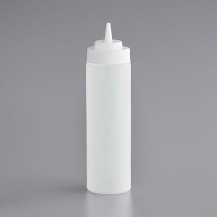 Bình bóp nước sốt miệng rộng trong suốt Choice 710 ml - Bộ 6 cái
