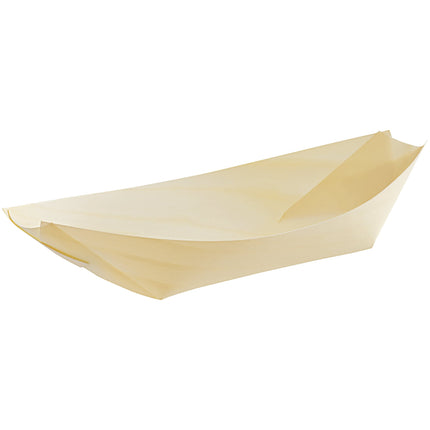 Đồ đựng thực phẩm thân thiện môi trường EcoChoice 22,9 cm dùng một lần gỗ Food Boat - Gói 100 cái