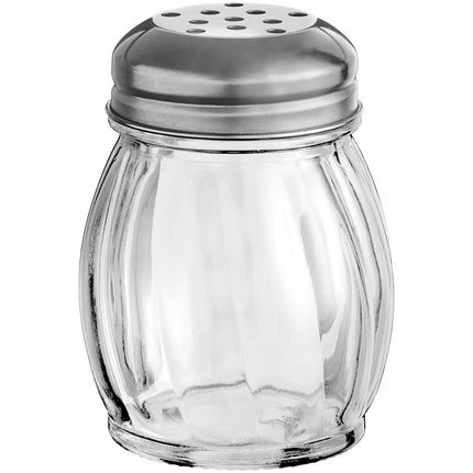 Lọ rắc phô mai thủy tinh Choice 177 ml với nắp mạ crôm đục lỗ