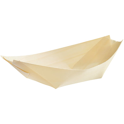 Đồ đựng thực phẩm thân thiện môi trường EcoChoice 11,4 cm dùng một lần gỗ Food Boat - Gói 100 cái