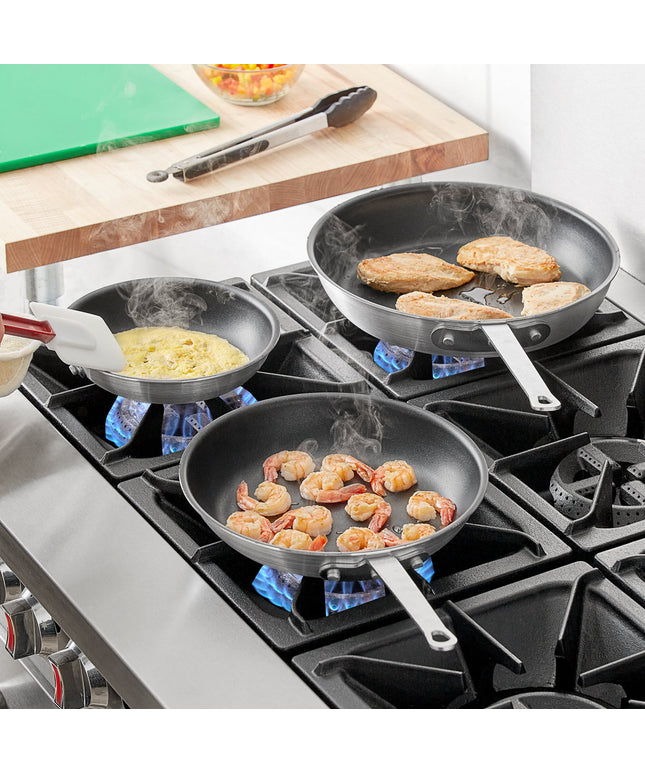Bộ 3 chảo rán nhôm chống dính Choice - Chảo 20 cm, 25 cm và 30 cm