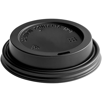 Nắp cốc giấy nóng Choice màu đen cho cốc 296-710 ml và cốc lùn 237 ml - Thùng 1.000 cái