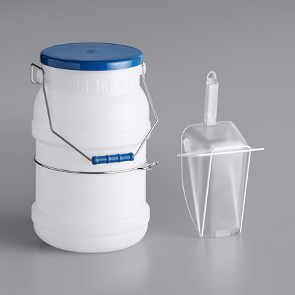 Bộ thùng đá nhựa PP Choice 18,9 lít kèm móc treo, nắp, giá đỡ, muỗng 1,9 lít và giá muỗng
