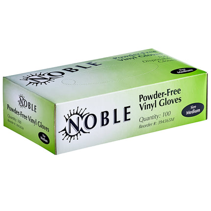 Dụng cụ làm xúc xích Noble không bột dùng một lần trong suốt 3 Mil Thick găng tay nhựa vinyl thực phẩm - Medium - Thùng 