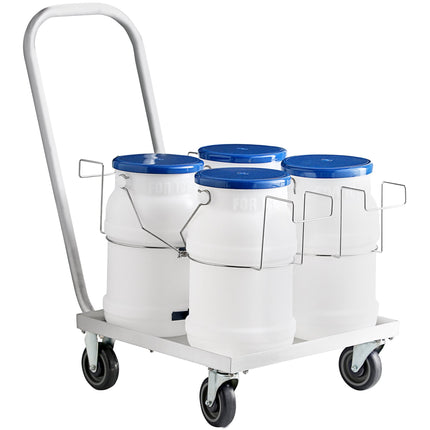 Bộ vận chuyển đá Choice 39 kg gồm 4 xô đá và xe đẩy nhôm