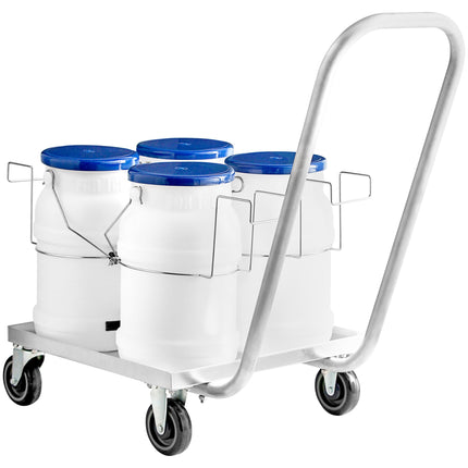 Bộ vận chuyển đá Choice 39 kg gồm 4 xô đá và xe đẩy nhôm