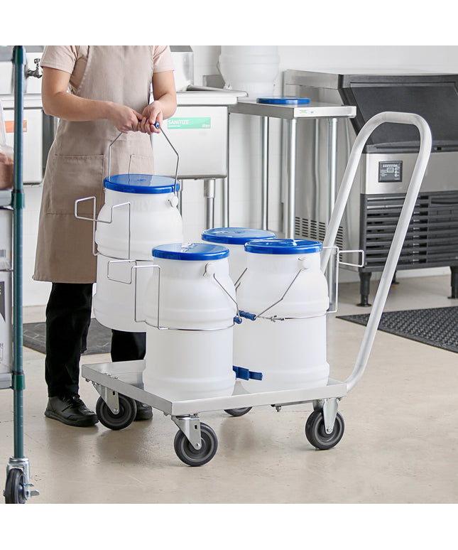 Bộ vận chuyển đá Choice 39 kg gồm 4 xô đá và xe đẩy nhôm
