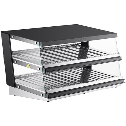 Tủ trưng bày giữ nóng để bàn ServIt OAM-138D 2 tầng nghiêng 122 cm - 1860W, 120V