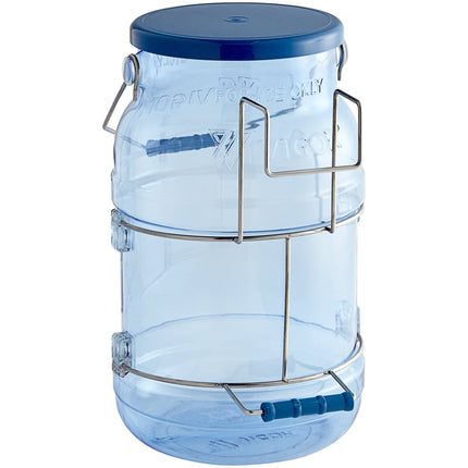 Thùng xúc đá polycarbonate Vigor 23 lít xanh kèm nắp và móc treo