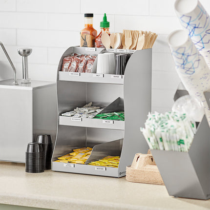Giá đựng gia vị inox 8 ngăn ServSense đặt bàn hoặc treo tường