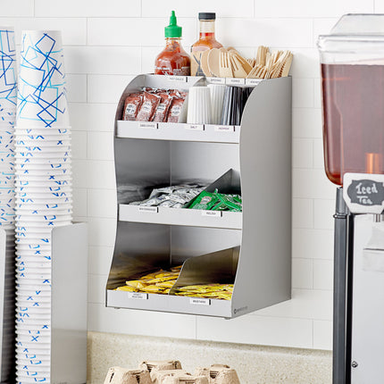 Giá đựng gia vị inox 8 ngăn ServSense đặt bàn hoặc treo tường