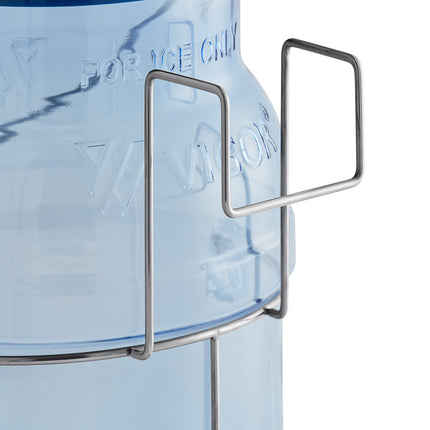 Bộ thùng đá polycarbonate xanh Vigor 22,7 lít kèm muỗng 1,9 lít, giá muỗng, nắp và móc