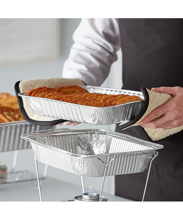 Khay hâm nhôm foil Choice nửa khổ sâu 5,6 cm - Vỉ 20 cái