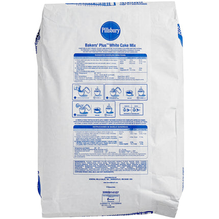 Bột trộn bánh kem trắng Pillsbury Bakers' Plus 22,7 kg