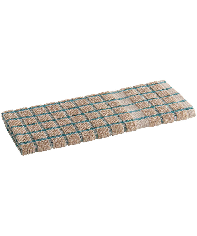 Khăn bếp cotton ô vuông màu be xanh lá Oxford Kitchen Ensemble 907 g 63,5 x 38,1 cm - Thùng 144 cái