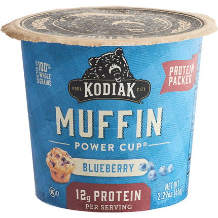 Bánh muffin nhanh việt quất Kodiak Cakes 65 g - Thùng 12 cái