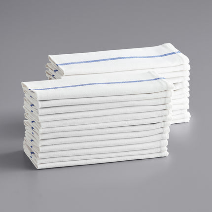 Khăn bếp cotton sọc màu xanh dương Choice 680 g 66 x 38,1 cm - Thùng 60 cái