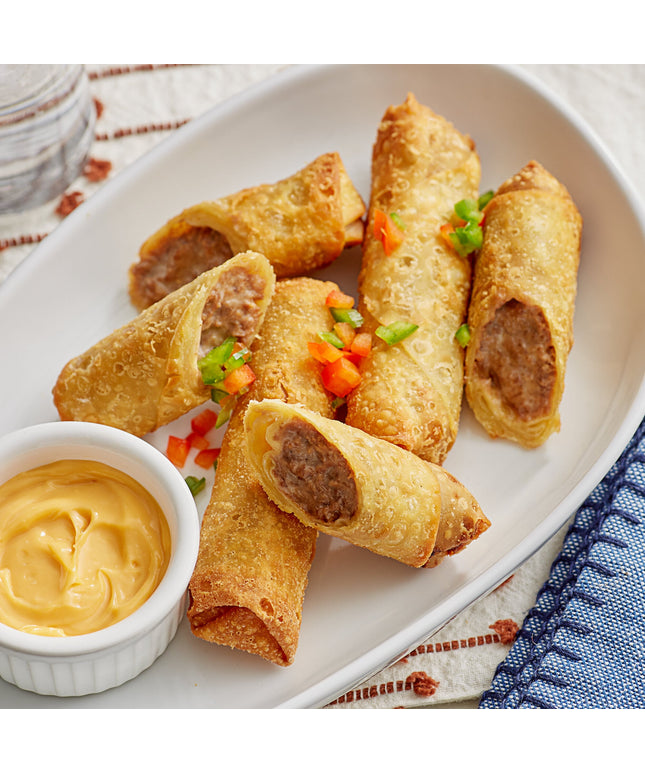 Chả giò Philly cheesesteak The Gourmet Egg Roll Co. 85 g - Thùng 60 cái