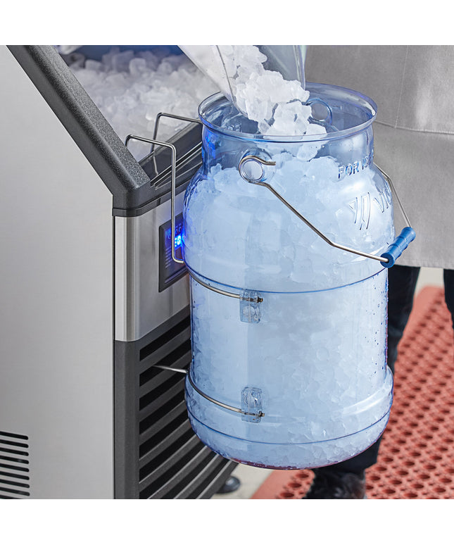 Thùng xúc đá polycarbonate Vigor 23 lít xanh kèm nắp và móc treo