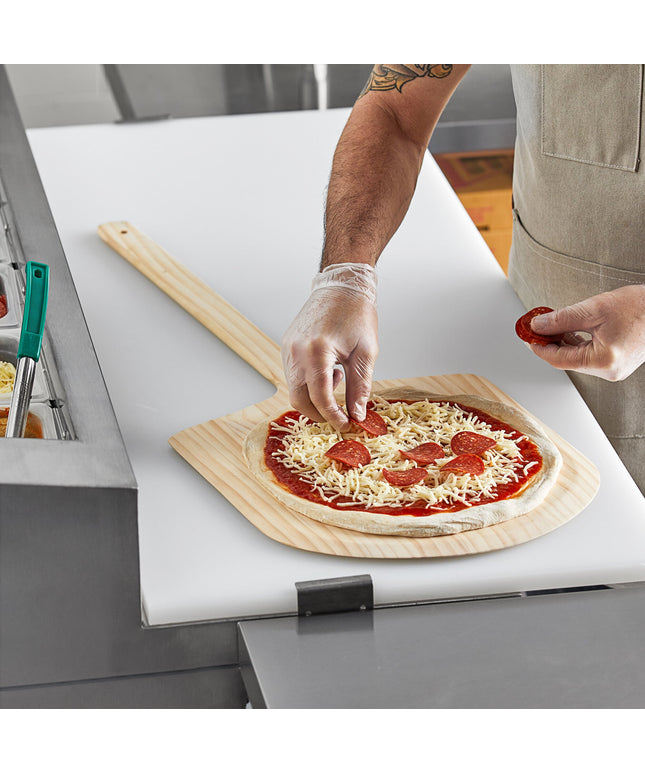 Xẻng pizza Choice 35,6 cm x 39,7 cm gỗ Tapered xẻng pizza 50,8 cm tay cầm