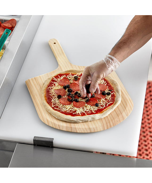 Xẻng xúc pizza gỗ vuốt côn Choice 36 x 40 cm cán 20 cm