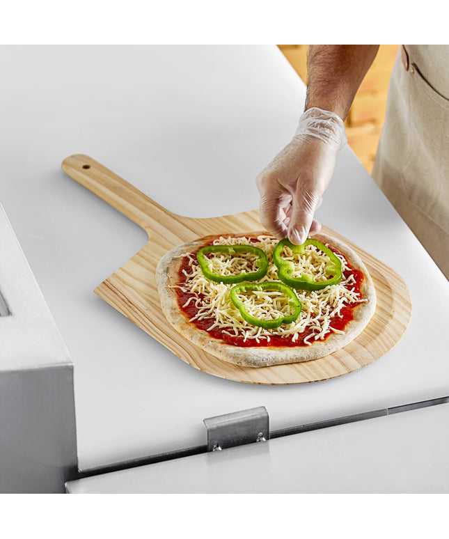 Xẻng xúc pizza gỗ thành vát Choice 30 x 35 cm tay cầm 20 cm
