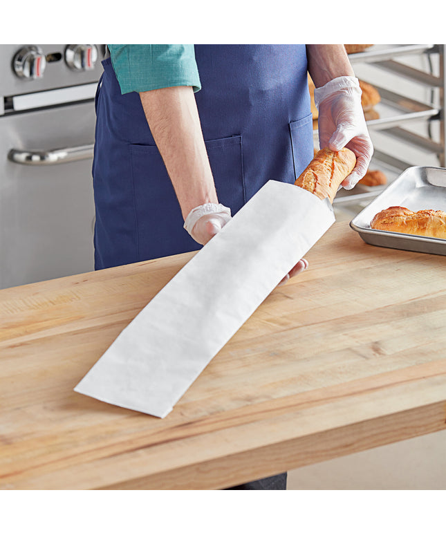 Túi giấy đựng bánh mì baguette không sáp Choice 11 x 6 x 61 cm - Thùng 1.000 cái