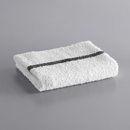 Khăn bar cotton sọc màu đen trắng Choice 907 g 48,3 x 40,6 cm - Thùng 120 cái