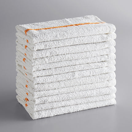 Khăn bar cotton sọc màu vàng đồng trắng Choice 907 g 48,3 x 40,6 cm - Thùng 120 cái