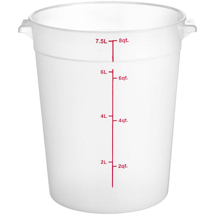 Hộp đựng thực phẩm nhựa PP tròn trong mờ Choice 7,6 lít