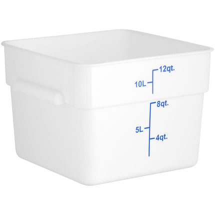Hộp đựng thực phẩm nhựa PP vuông trắng Choice 11,4 lít