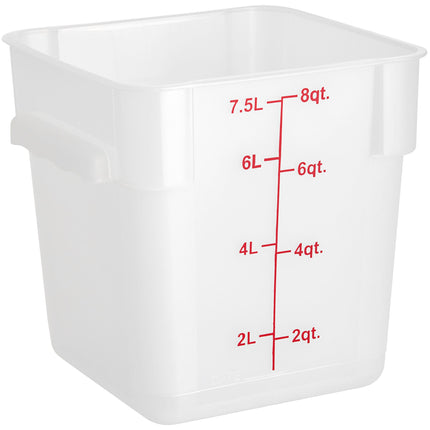 Hộp đựng thực phẩm nhựa PP vuông trong mờ Choice 7,6 lít