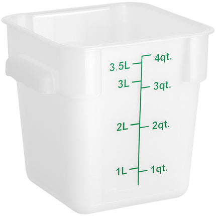 Hộp đựng thực phẩm nhựa PP vuông trong mờ Choice 3,8 lít