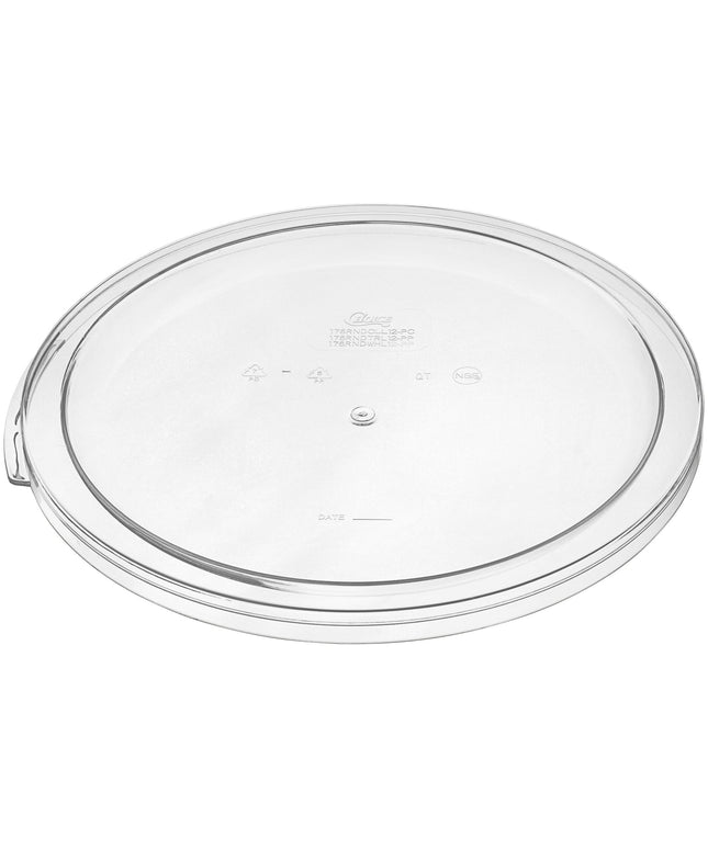 Nắp hộp đựng thực phẩm nhựa polycarbonate tròn trong suốt Choice 11,4, 17 và 20,8 lít