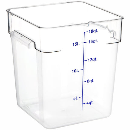 Hộp đựng thực phẩm nhựa polycarbonate vuông trong suốt Choice 17 lít