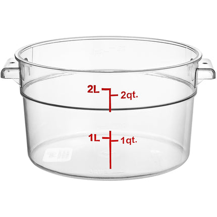 Hộp đựng thực phẩm nhựa polycarbonate tròn trong suốt Choice 1,9 lít