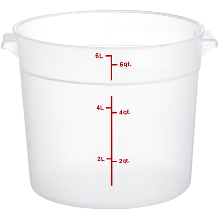 Hộp đựng thực phẩm nhựa PP tròn trong mờ Choice 5,7 lít