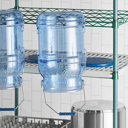 Bộ thùng đá polycarbonate xanh Vigor 22,7 lít kèm muỗng 1,9 lít, giá muỗng, nắp và móc