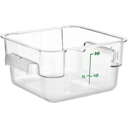Hộp đựng thực phẩm nhựa polycarbonate vuông trong suốt Choice 1,9 lít